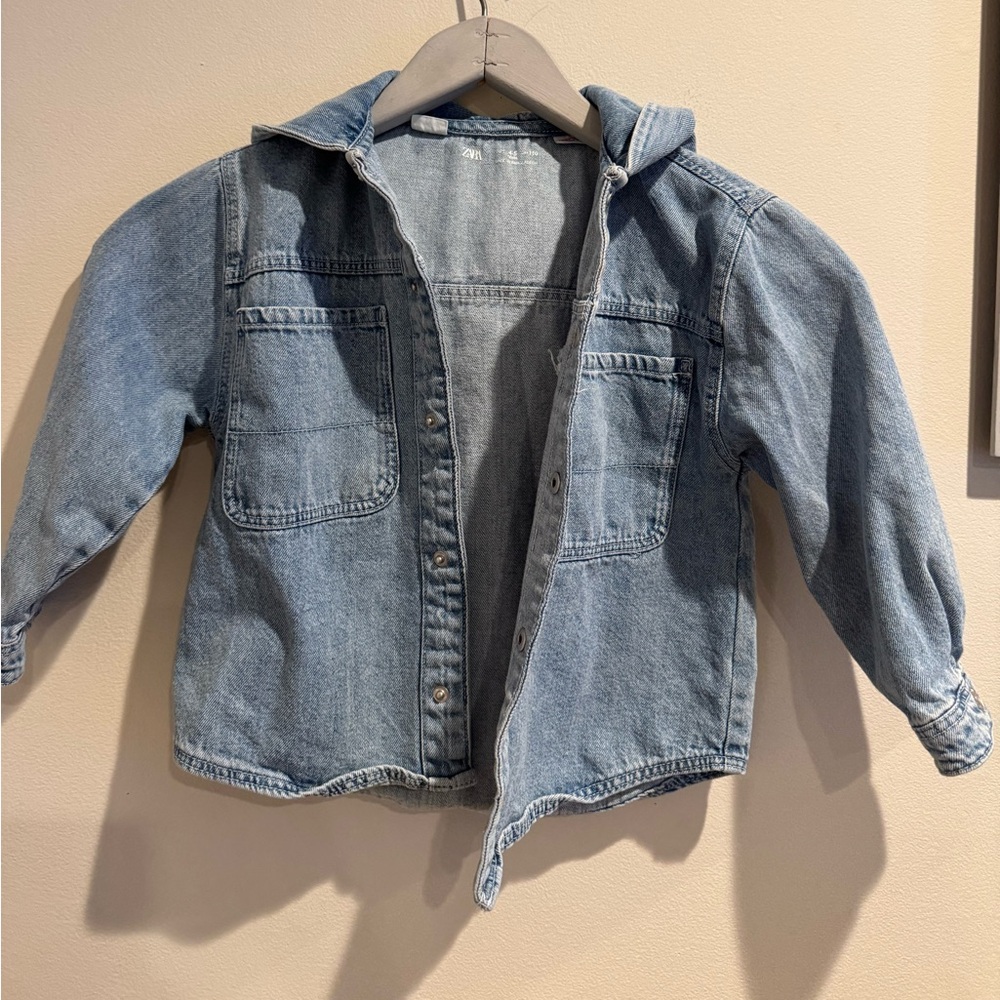 Zara Jean hooded jacket kid 4-5 year old